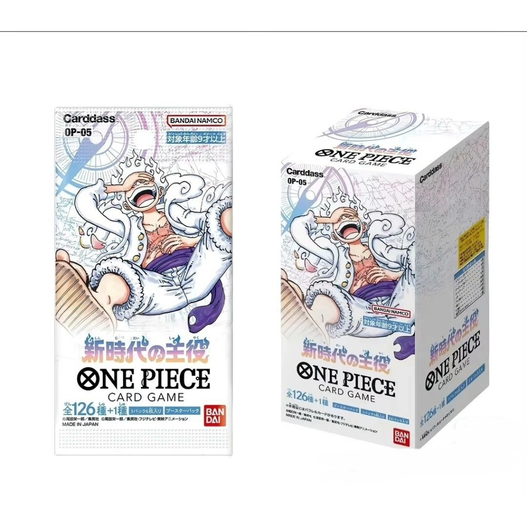 Sg ในสต็อกOne Piece การ์ดเกมญี่ปุ่น OP05 Awakening of the New Era Booster Box กล่องเดิม