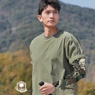 ปลอกแขน รอยสักแขนเสื้อ สีสันสดใส อุปกรณ์ป้องกันแดดกลางแจ้ง ปลอกแขนรอยสักเหมือนจริง ป้องกันแขน แขนเสื้อ ปลอกแขนรอยสัก
