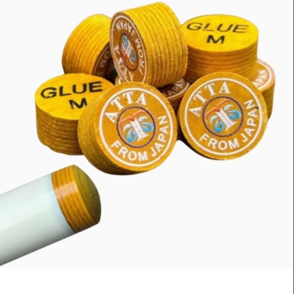 ATTA หัวหนังคิวบิลเลียดหัวใหญ่ ATTA Gold Nine ATTA Big Head Cue บิลเลียดคิวหัวหนัง