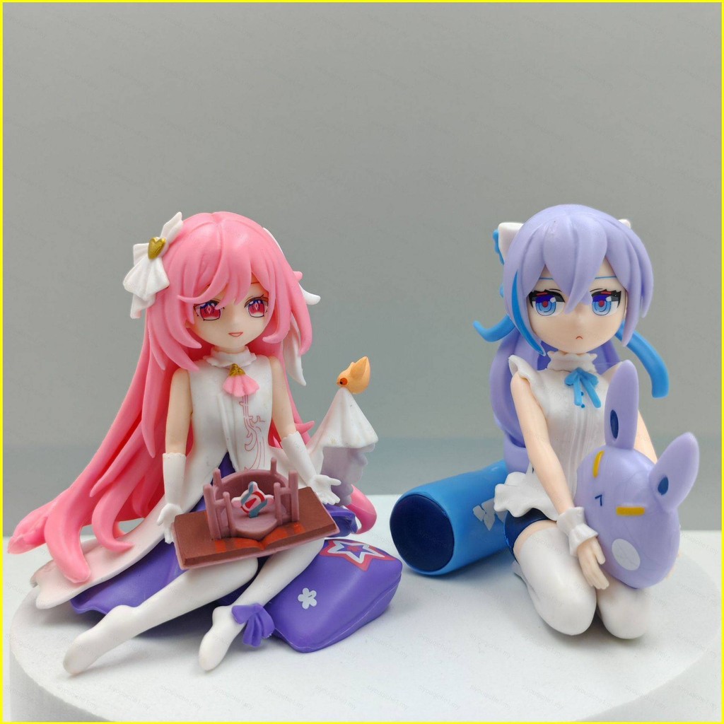 SY2 ผลกระทบ Honkai 3 Action Figure Elysia Bronya Rand Kneeling ตําแหน่งตุ๊กตาของเล่นเครื่องประดับของ