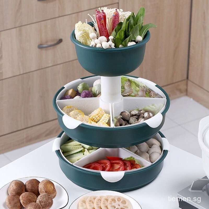 Steamboat อาหาร Organiser /360 องศา Spin/ กระติกน้ําร้อนจัดเก็บ IOP9 AU7P