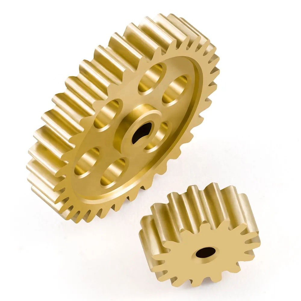เกียร์ทองเหลือง 15 + 32T ชุดเกียร์หลักสําหรับ Losi Micro-B 1/24 RC Buggy อะไหล่รถยนต์ - รูปที่ 2