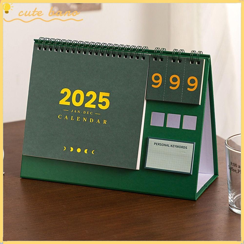 BANO Wall Calendar, Paper Plain Color 2025 Calendar, Home Jewelry Simple Year Calendar