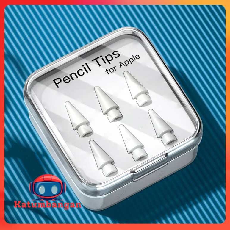 AYACH Apple Pencil Tip Replacement Hard HB Nib 1st 2nd 6 PCS - HB6