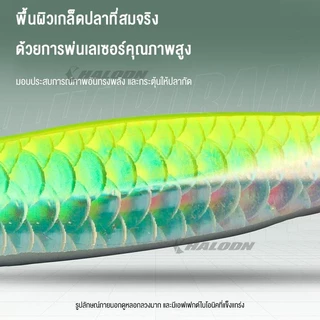 HALODN เหยื่อ ไมโครจิ๊ก ปลอม ปลอมตกปลา ช้อนหล่อเหยื่อตกปลา เหยื่อตกปลา 7g 14g อุปกรณ์ตกปลา