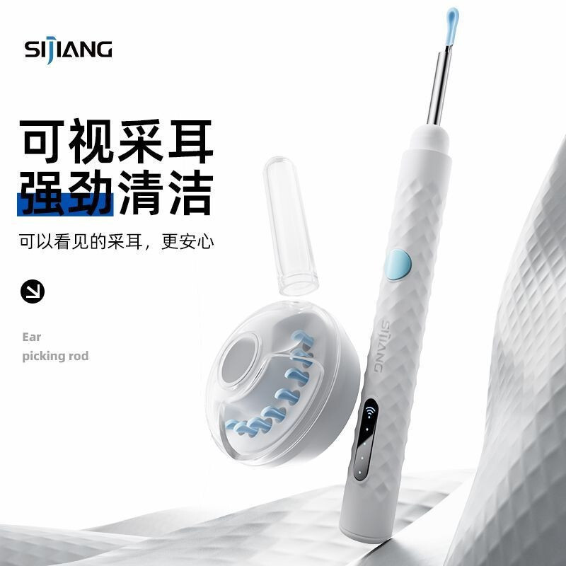 XIJIANG Smart Visual Ear Cleaning Stick พร้อมไฟ HD Endoscope ทําความสะอาดหูชุดของแท้