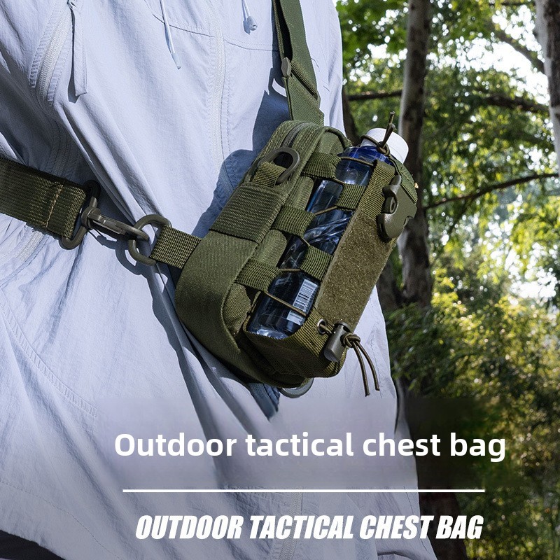 กระเป๋าคาดเอวยุทธวิธีมัลติฟังก์ชั่นกระเป๋าแนวทแยงที่เก็บโทรศัพท์มือถือกลางแจ้งความจุขนาดใหญ่ขี่จักรยานกีฬากันน้ําป้องกันการโจรกรรม