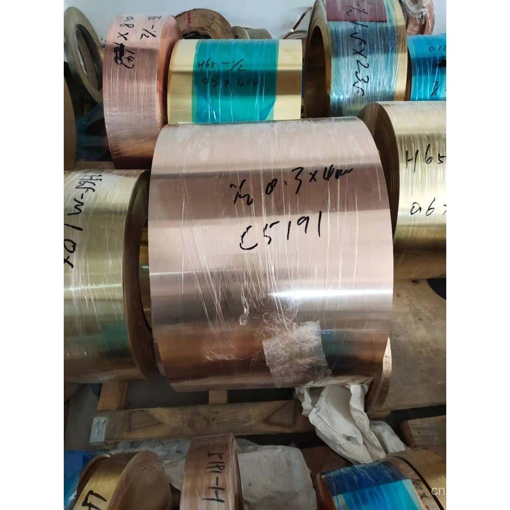 Bronze Rod Tin Phosphorus บรรจุ C5210 Phosphorus ทองแดงลวดความยืดหยุ่นสูง C5191 ความแม่นยําสูงลวดแบน