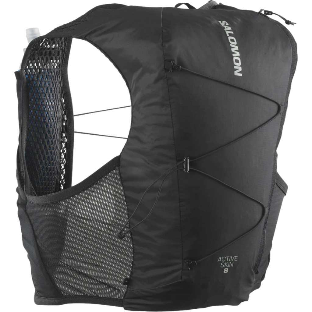 [พร้อมส่ง] SALOMON ACTIVE SKIN 8 SET Black LC2177800 เป้น้ำวิ่งเทรล