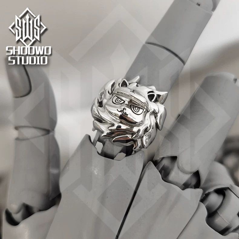 HITMAN REBORN! NUTS แหวนสิงโตกล่องอาวุธแหวน Saawada Tsunayoshi series แหวน