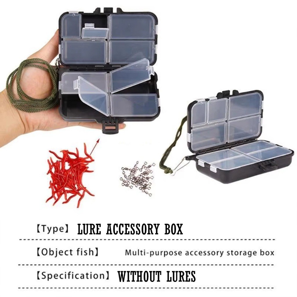 12ช่อง 9ช่อง กล่องเก็บเหยื่อตกปลา กันน้ํา วัสดุพลาสติก ที่เก็บเหยื่อตกปลา อุปกรณ์ตกปลาพกพา - รูปที่ 6