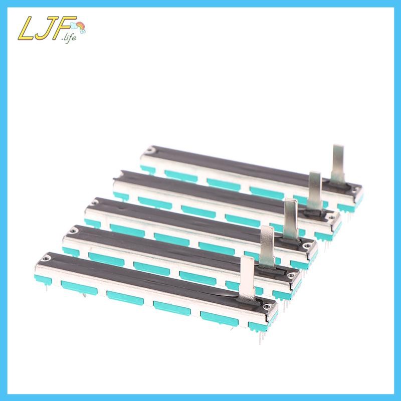 LJF 5 ชิ้น 75 MM Double B10K Oril B10KX2 Behringer Pot Mixer Fader TH