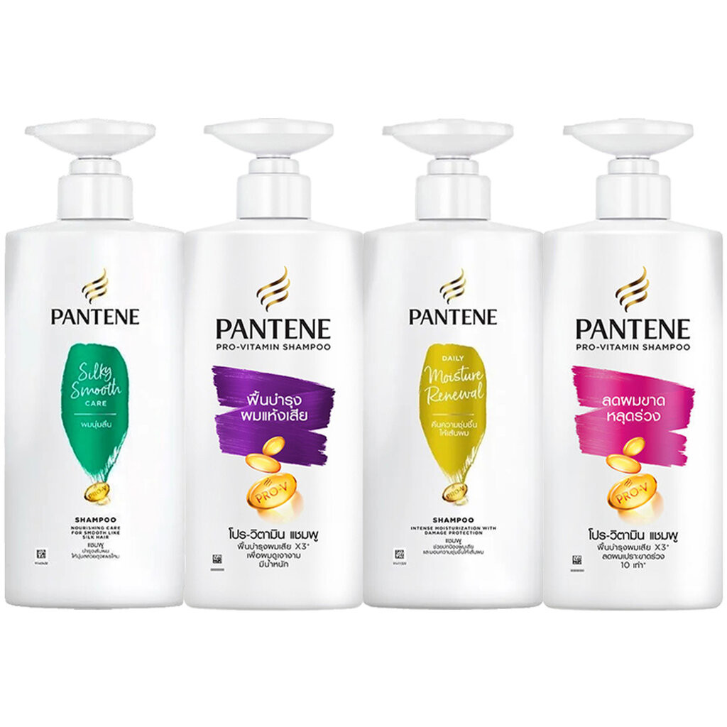 LeeMart แชมพู แพนทีน Pantene 380ML ยาสระผม แพนทีล ทำความสะอาดเส้นผม แพนทิน เลือกสูตร เลือกสีได้ ขนาด 380 มล.