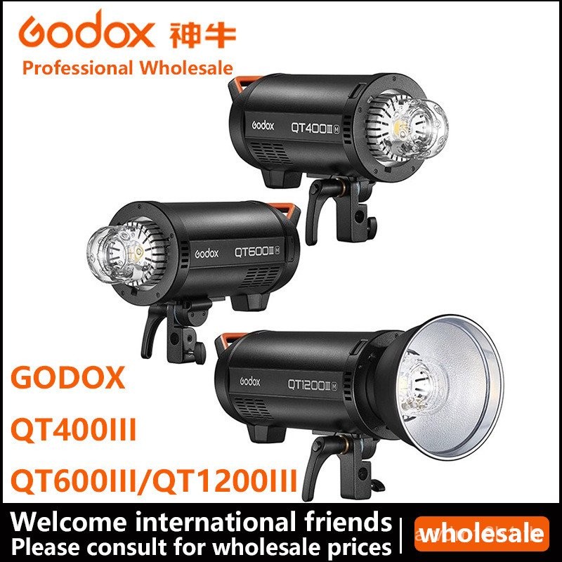 QT-400 Third Generation Studio 600 Flash III Godox Studio Godox Flasher Photography Light 1200W