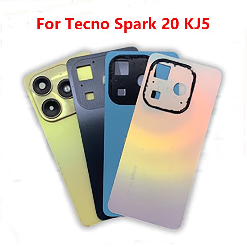 ฝาหลังแบตเตอรี่ด้านหลังปร สําหรับ Tecno spark 20 kj5