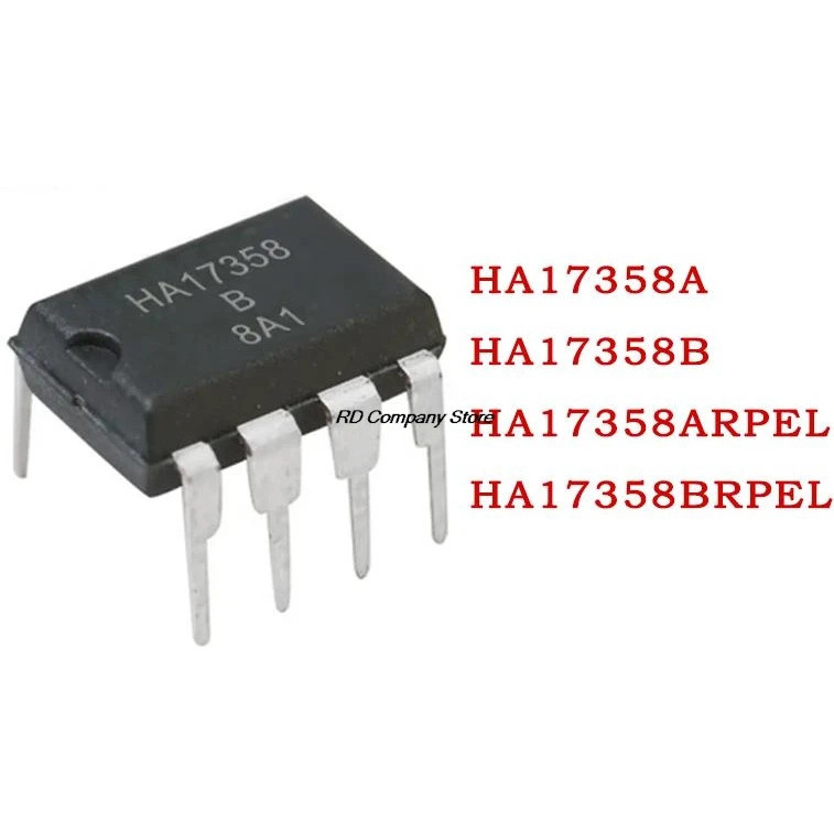 10PCS HA17358A HA17358B HA17358ARPEL HA17358BRPEL 100% ชิป IC ต้นฉบับใหม่