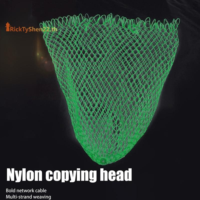 RickTyShen ตาข่ายตกปลาขนาดเล็กแบบพับได้ จากไนลอนคุณภาพสูง เหมาะสำหรับใช้ในแม่น้ำ ทะเลสาบ และเรือกลางแจ้ง TH - รูปที่ 3