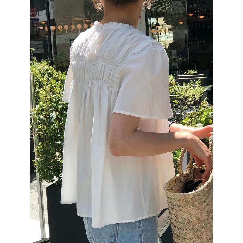 Dahong ⭐️W628  ฤดูร้อนใหม่หวานลูกไม้ปกจีบหลวมแขนสั้นเสื้อผู้หญิง สินค้าสีสวย ใส่สบาย  ผ้านิ่ม  ทันสมัย - รูปที่ 2