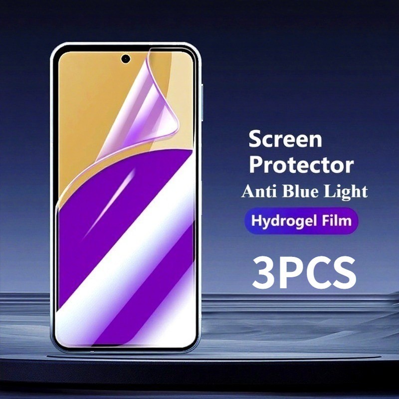 3 ชิ้น Full Anti Blue Light Hydrogel ฟิล์มสําหรับ TCL 60 60R 50 XE SE XL LE Pro NxtPaper 5G Anti-Sho