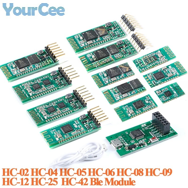 HC-05 HC-06 HC-25 HC-09 HC-04 HC-12 HC-08 HC-02 HC-42 RF Wifi ไร้สายบลูทูธ Master-slave โมดูล HC05 H