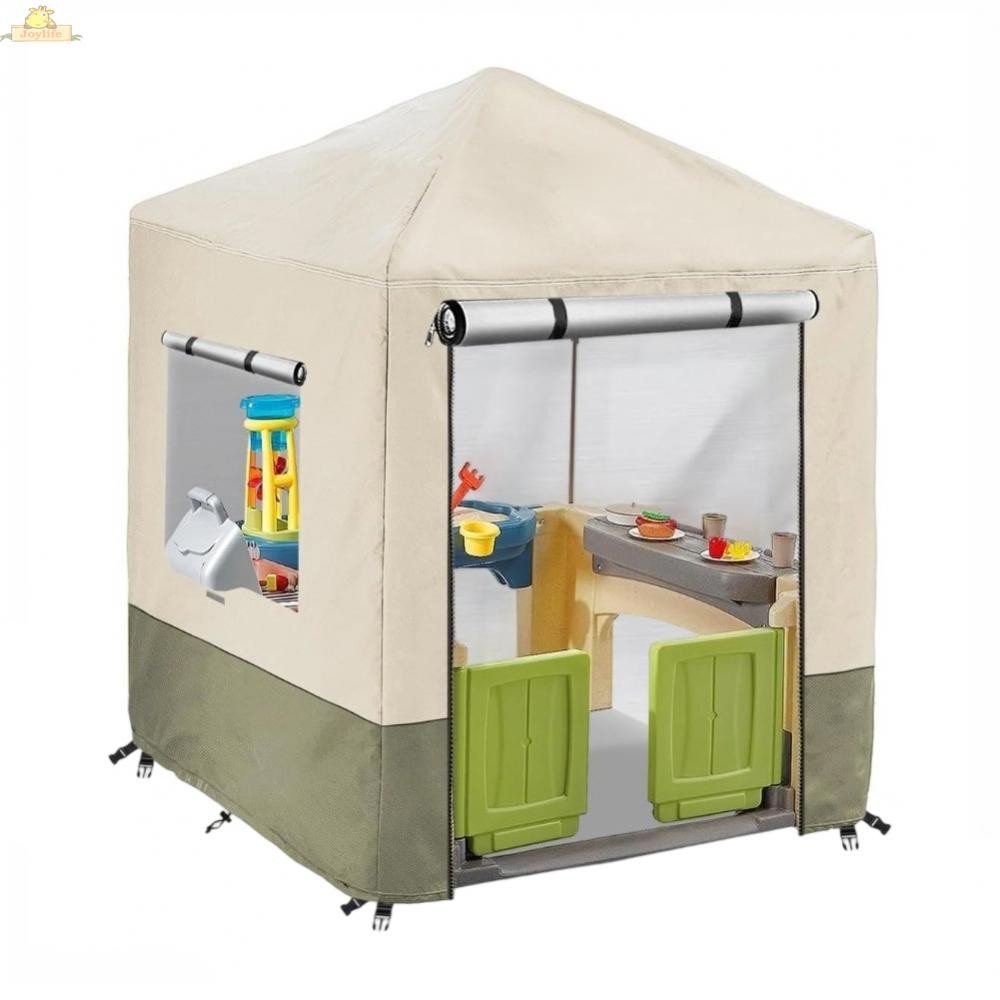 เด็กกลางแจ้งสําหรับโรงละครกันน้ําพร้อมสายไฟเฮ็มยืดหยุ่นสีเบจ 56x56x60