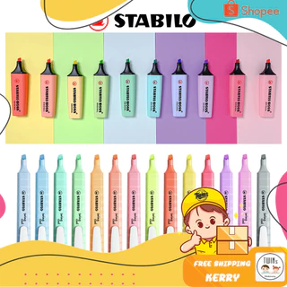 ปากกาเน้นข้อความ Stabilo Swing Cool รุ่น Pastel แยกแท่ง
