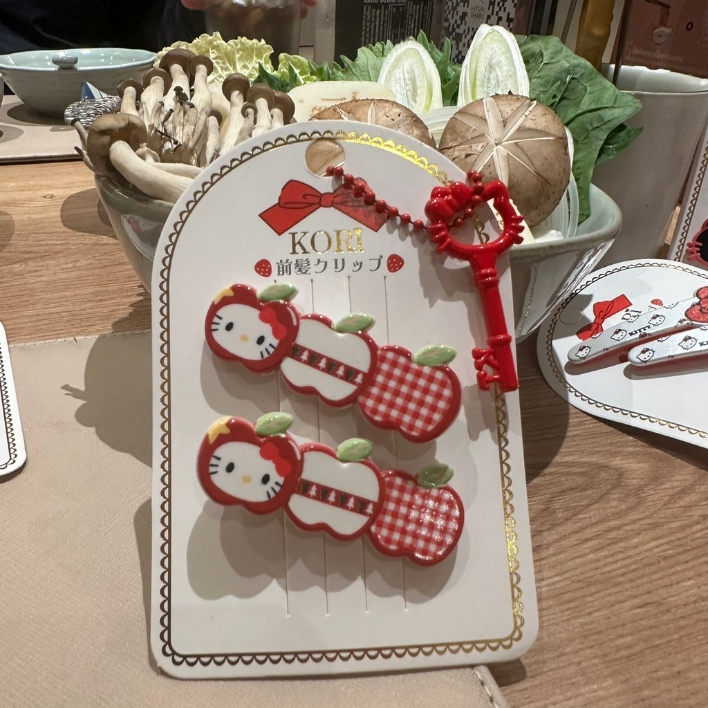 O1312-1 กิ๊บหนีบผมแมวลายการ์ตูนน่ารัก กิ๊บปากเป็ดหัวใจสำหรับเด็กผู้หญิง