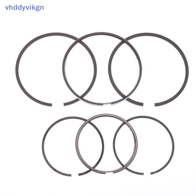 VHDD 3 ชิ้น/เซ็ตแหวนลูกสูบ Fit กระบอกเดียวเครื่องยนต์ดีเซล 168F 170F 173F 178F 186F 188F 192F เครื่อ