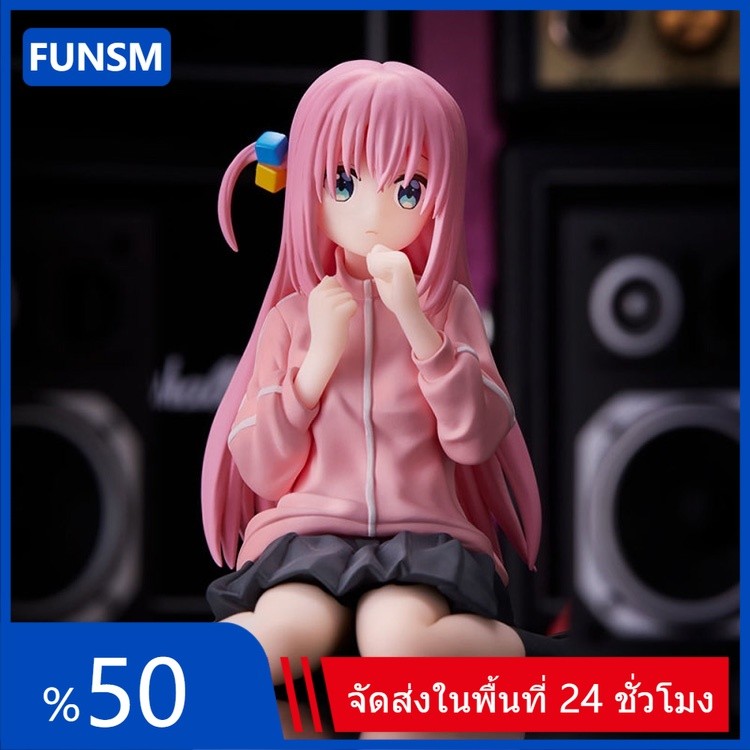 SEGA BOCCHI THE ROCK Gotoh Hitori Action รูปอะนิเมะรูป COD สต็อกคอสเพลย์ Action Figure ตุ๊กตาของเล่นสําหรับของขวัญเด็กคอลเลกชันเครื่องประดับรถบ้านเค้กตกแต่ง Gac