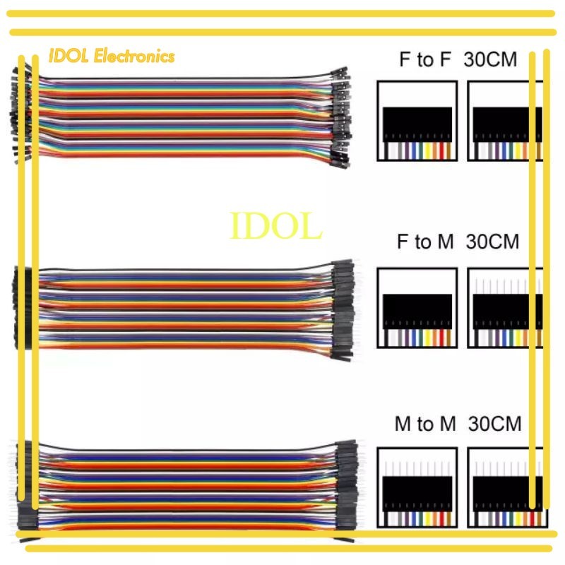 ร้านในไทย สายจัมเปอร์สำหรับArduino10/20/30cm 
-ผู้ ผู้
-เมีย เมีย
-ผู้ เมีย ราคาโรงงานผลิต