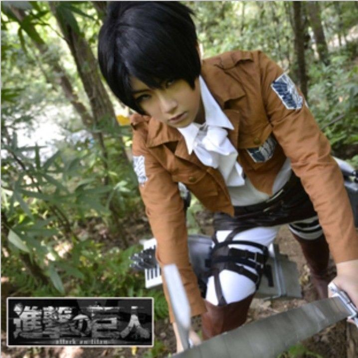 เสื้อกั๊ก Attack of the Giant Wings of Liberty สไตล์cosplay หนังปักAllen Mikasa