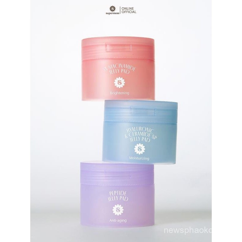 SUPERMOM | JELLY PAD เจลลี่แพด โทนเนอร์แพดและเป็นมินิมาร์คหน้าในตัวเดียวกัน Made in Korea