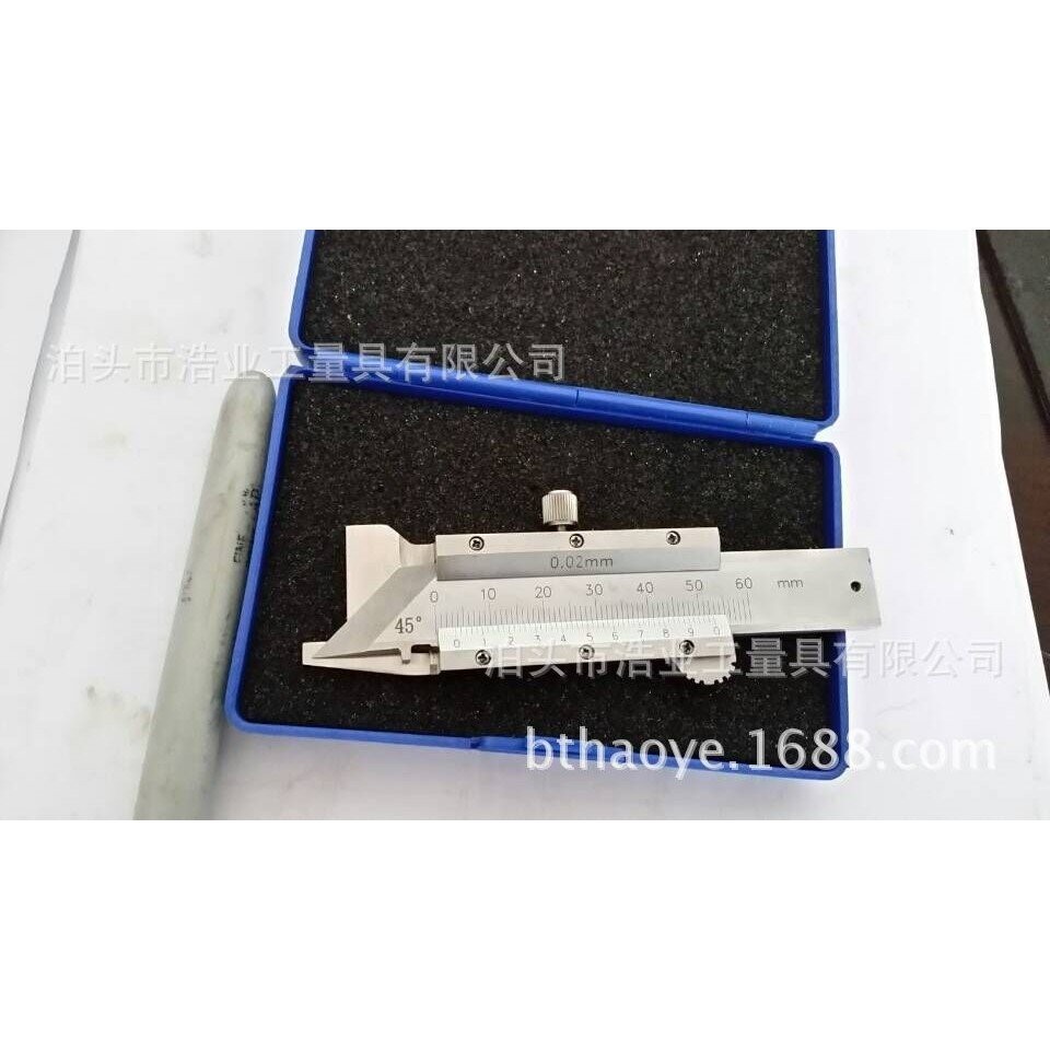 Chamfer Gauge 0-5 Chamfer มุม 0-615 Caliper Vernier Chamfer Gauge 45 30 องศาการวัด 20 เครื่องมือ GB9