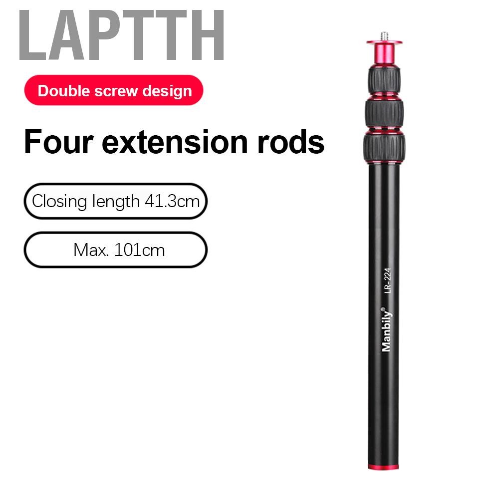 Laptth Laptth Buzhi Extension Rod LR-224 101cm/39.7in Aluminum Alloy 5kg/11lbs ความสามารถในการโหลด 4