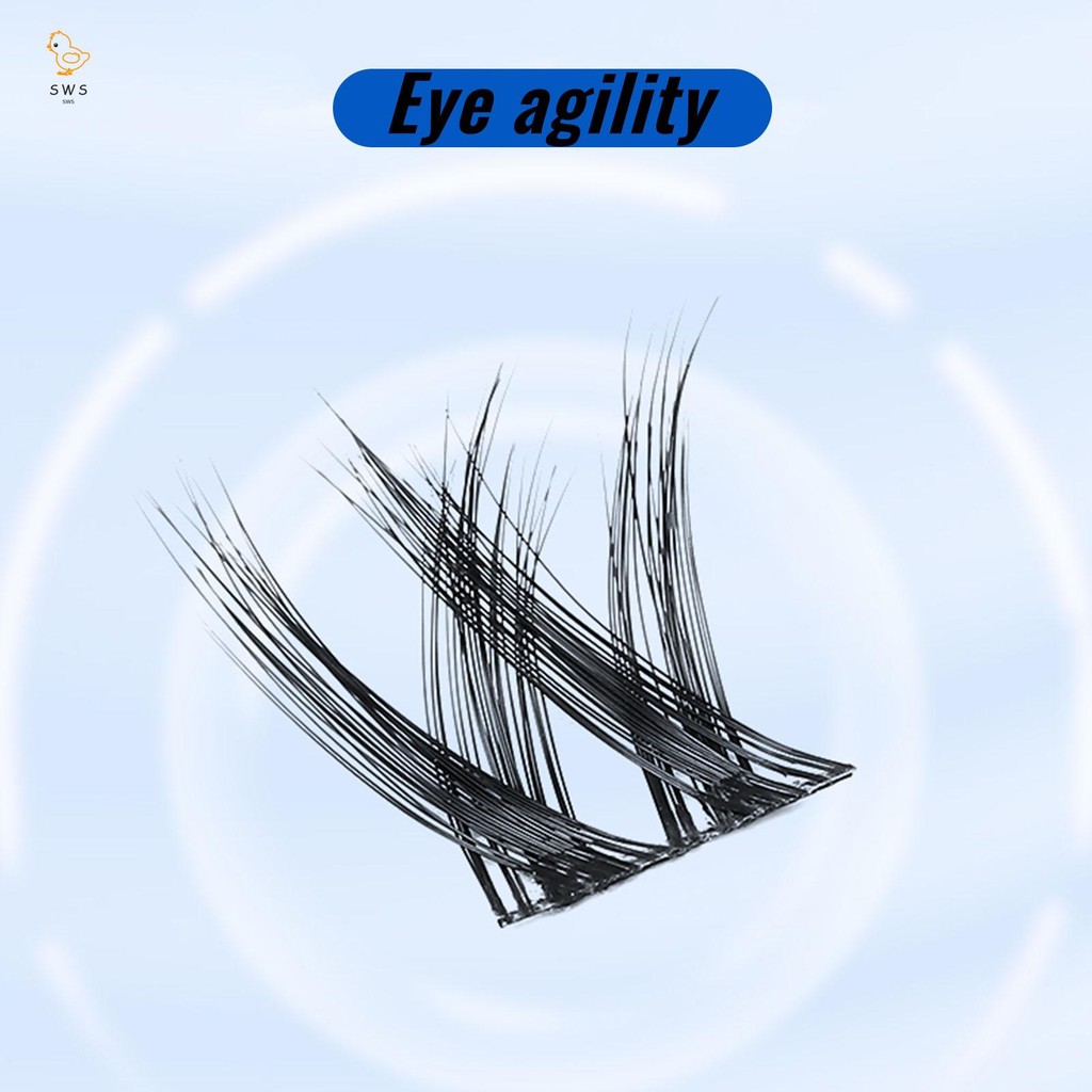 Lash Clusters Extensions คอนแทคเลนส์ Friendly Lash Clusters ยาว Wisps DIY ที่บ้าน