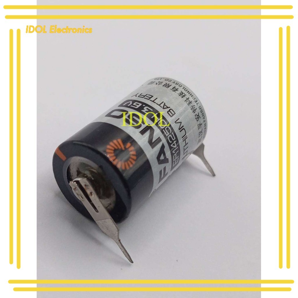 ขาลงปริ้น ER14250H 3.6V แบตเตอรี่ลิเธียม 1/2AA แบตเตอรี่เครื่องมือ ER14250 KTS LS14250 พร้อมส่งจากไท