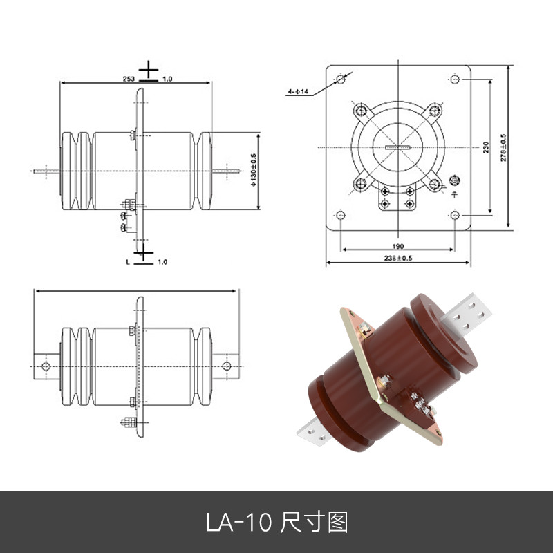 Minfu LA-10Q ในครัวเรือนแรงดันสูง Current Inter-sensor 10kv ภายใน Wall-penetrating Current Inter-sen