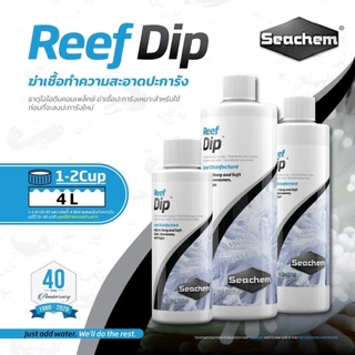 Seachem Reef Dip™ ธาตุไอโอดีน ฆ่าเชื้อปะการังอย่างปลอดภัย มีประสิทธิภาพในการกำจัดแบคทีเรีย
