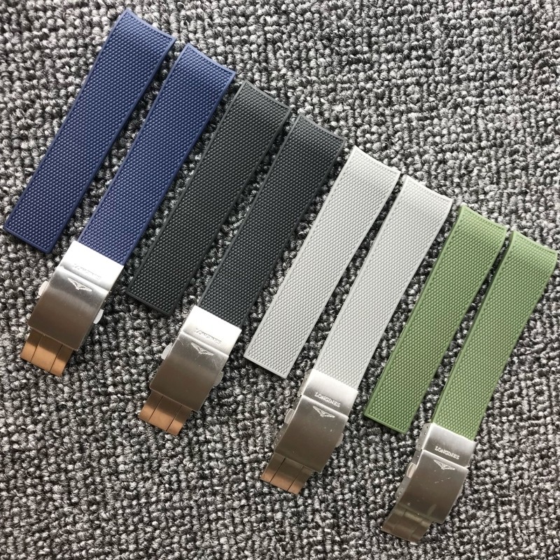 Langqin Concas Strap Rubber Original Silicone New Style Diving Series L3.781 Mens L3.782. 21มม