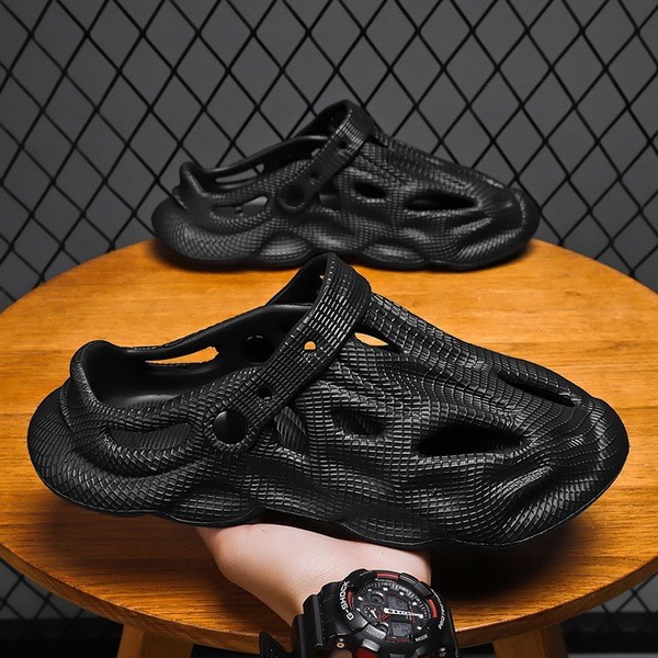 รองเท้าแตะพลังงานแสงอาทิตย์ schooll รองเท้า 2023รองเท้าหลุมมะพร้าวฤดูร้อนรองเท้าแตะใส่ข้างนอกผู้ชายร