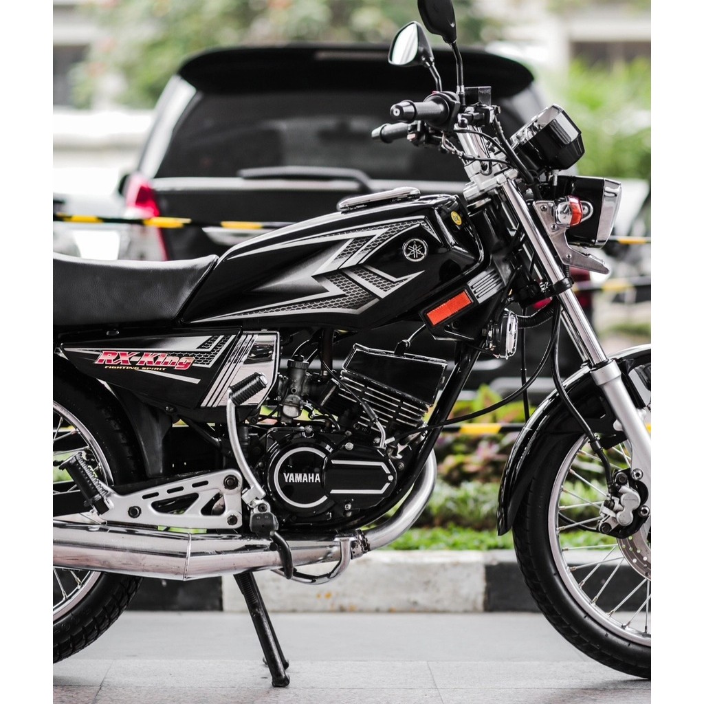 YAMAHA RX KING BLACK 2004 STRIPING STICKER FULLSET BLACK RX KING STICKER BLACK RX KING STRIPING FULL