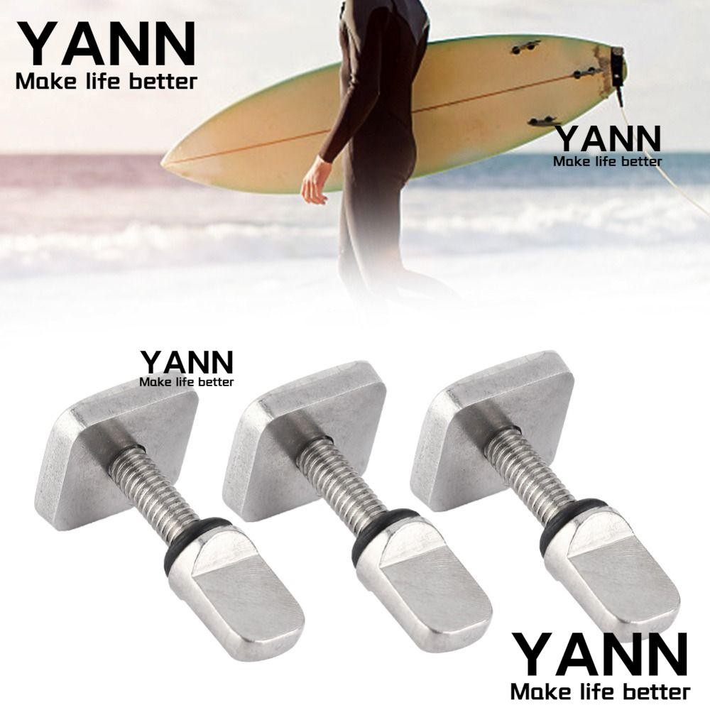YANN สแตนเลสสตีลสกรูหู M4x19 มม., สำหรับกระดานโต้คลื่นและSUP, ทำจากสเตนเลสสตีล 316