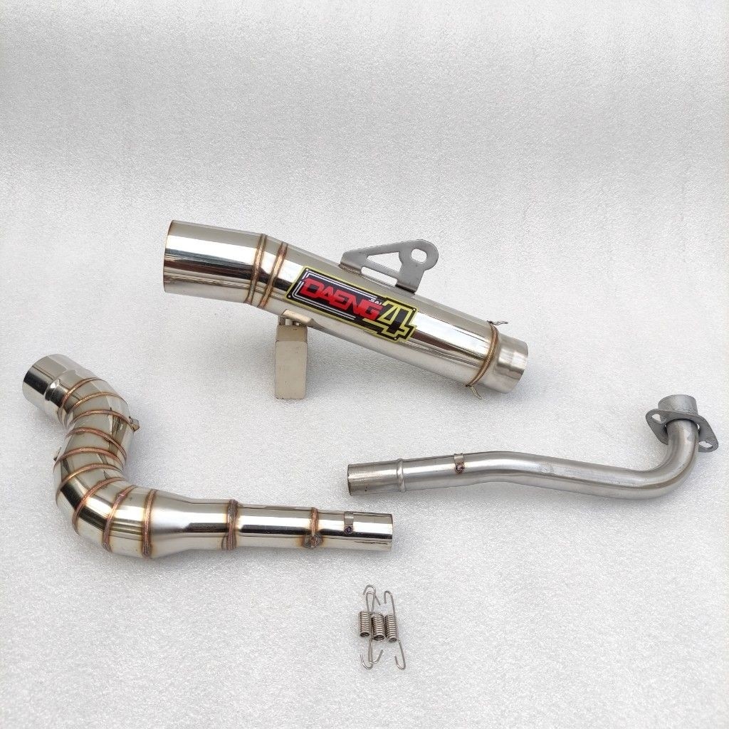 1 ชุด Kou เปิด PIPE 51 มม.CANISTER TUBE ประเภทสําหรับ xrm 110 125 wave 100 110 125 smash 110 115 rai