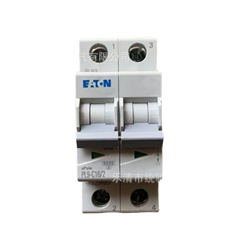 EATON/伊顿穆勒 PL9-C16/2小型断路器PL9, 16A, 2P, C, 6kA