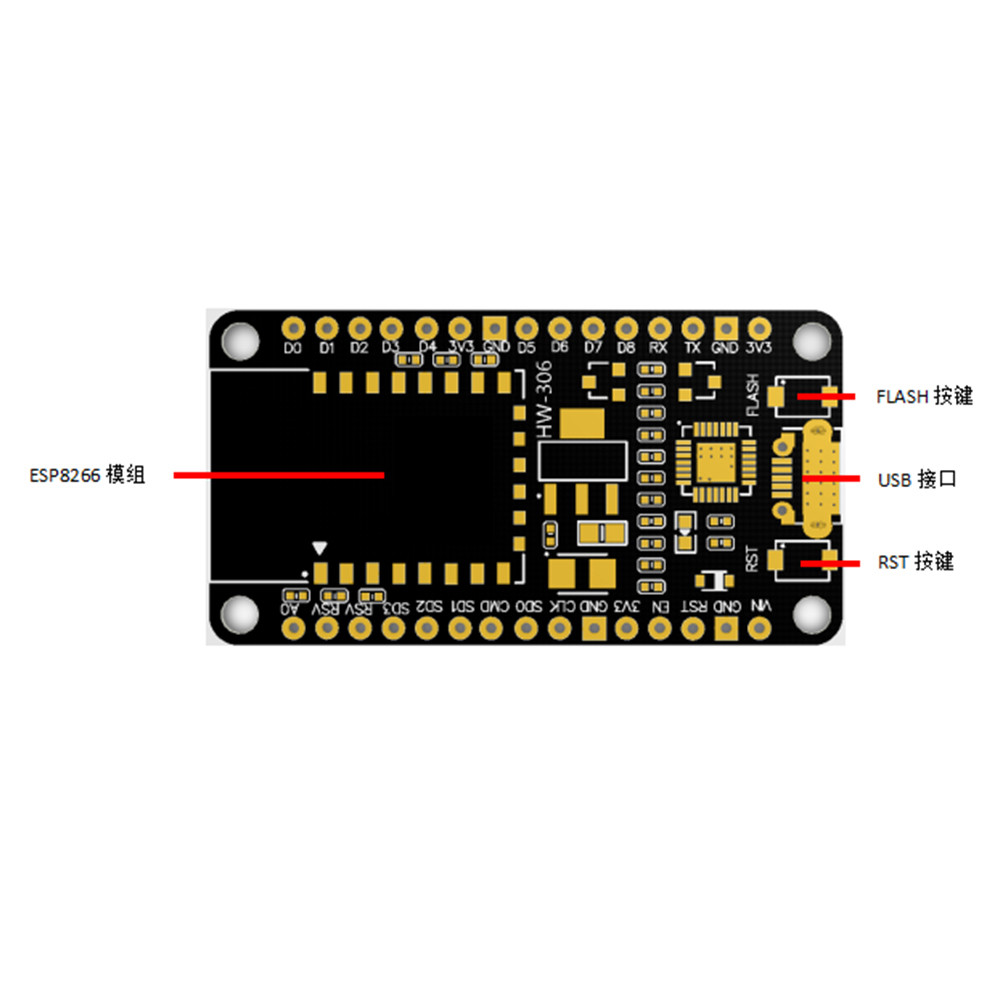 ESP-12E บอร์ดพัฒนา WIFI Micro USB-Drive CH9102X กระดานดําเชื่อม Pin Header ESP8266