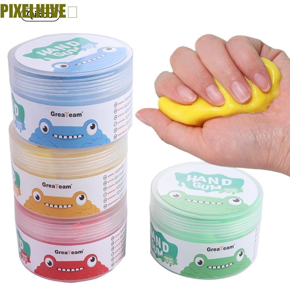 PIXELHIVE​ Hand Putty Squiz ของเล่น,นุ่มยืด 4 ชิ้น/เซ็ต Finger Training Putty, ของเล่นเพื่อการศึกษา 