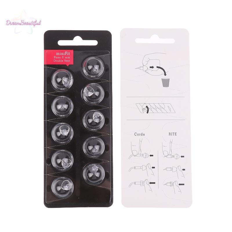 <DBFl-t>เดี่ยว/คู่/เปิด Vent เครื่องช่วยฟังโดมสําหรับ Oticon Minifit หูหมวกอะไหล่อุปกรณ์เสริมสําหรับ