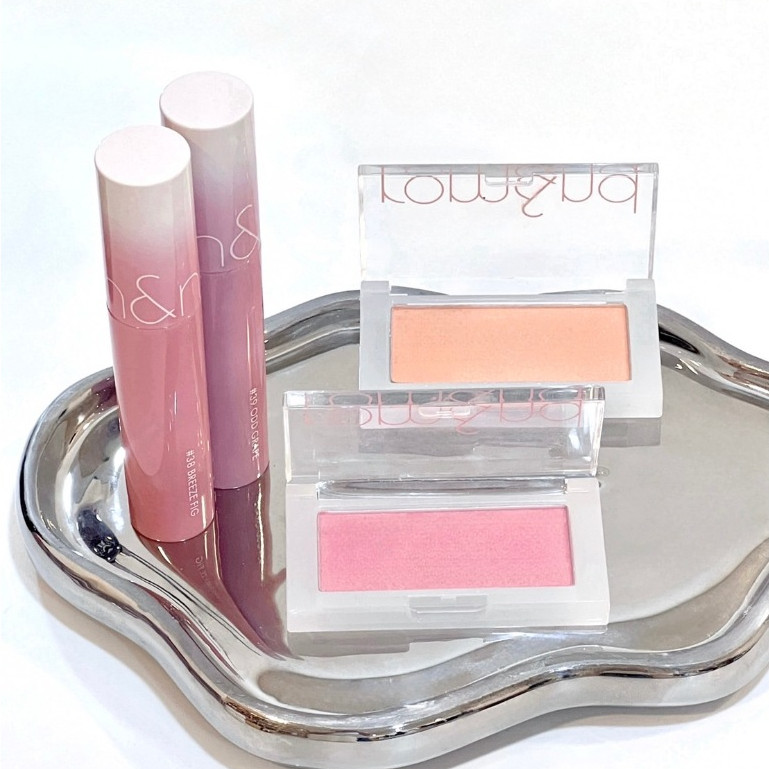 ✅พร้อมส่ง โปร 9.9 rom&nd JUICY , GLASTING WATER TINT และบลัชออน