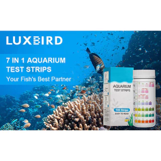 COD 6/7 in 1 100pcs Aquarium แถบทดสอบตรวจจับ PH เครื่องทดสอบ Nitrite Nitrate คลอรีนคาร์บอเนตรวมความแข็งด่างสําหรับถัง