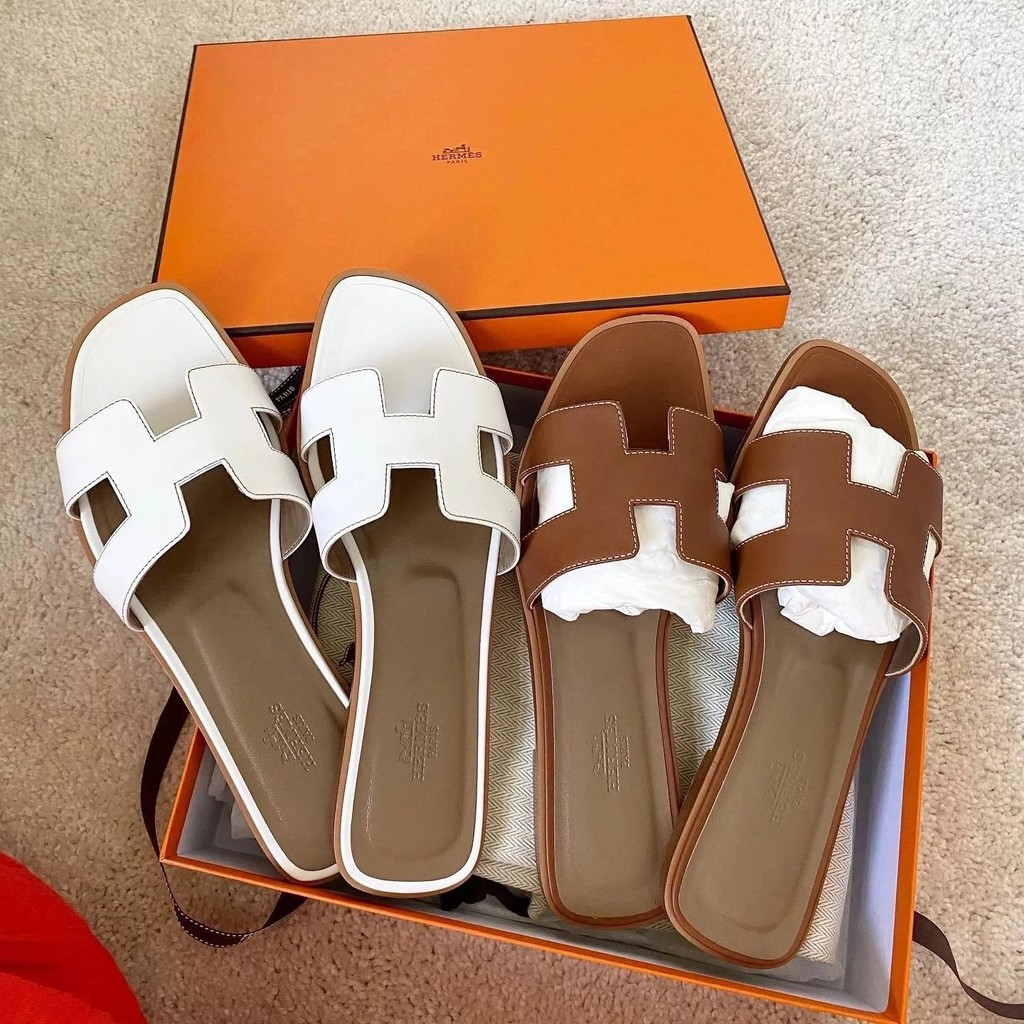 รองเท้าแตะผู้หญิง Hermès HERMES-รองเท้าที่สะดวกสบายในอาคาร